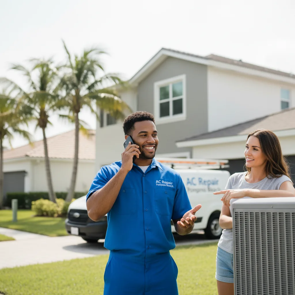 AC Repair Pompano Beach customer support in Brush